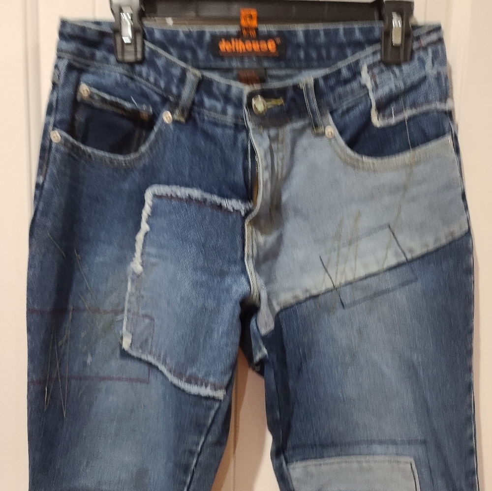 Dollhouse Patchwork Jeans - image 6